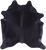 SUPER SALE Black Natural Cowhide Rug - X-Large 7' 1"H x 6' 6"W