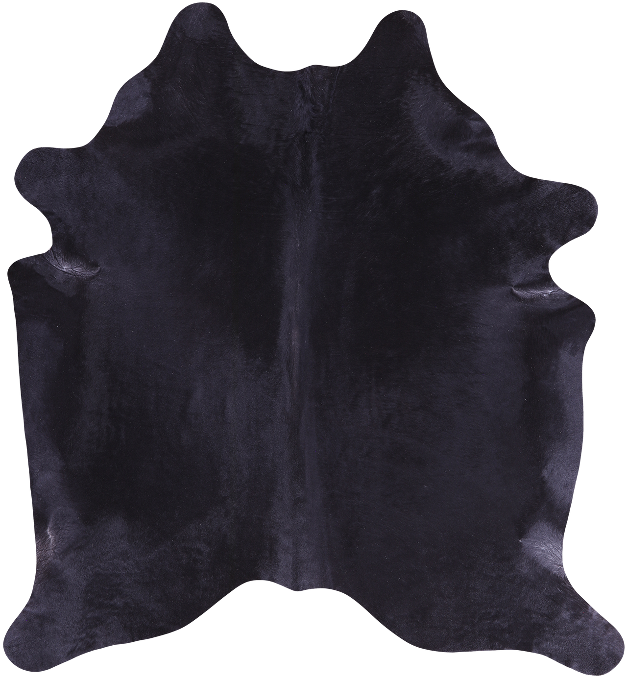 SUPER SALE Black Natural Cowhide Rug - X-Large 7' 1"H x 6' 6"W