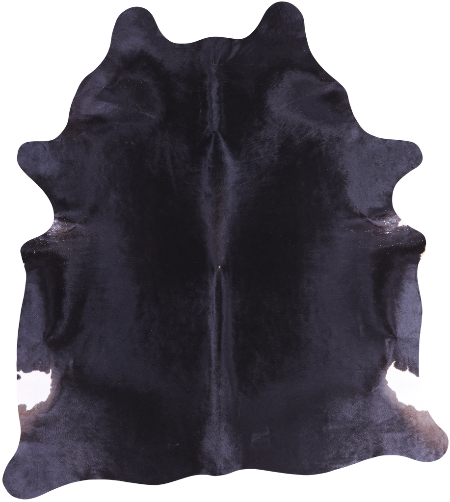 SUPER SALE Black Natural Cowhide Rug - XX-Large 7' 10"H x 7' 0"W