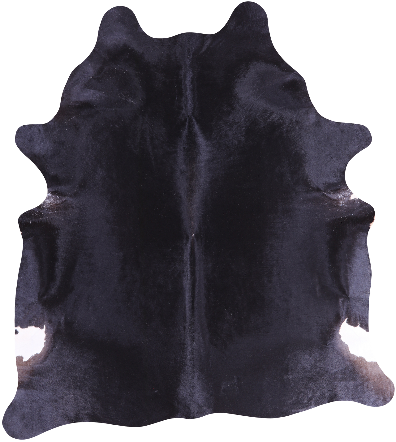 SUPER SALE Black Natural Cowhide Rug - XX-Large 7' 10"H x 7' 0"W