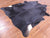 SUPER SALE Black Natural Cowhide Rug - XX-Large 7' 10"H x 7' 0"W