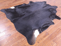 Thumbnail for SUPER SALE Black Natural Cowhide Rug - XX-Large 7' 10