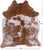 SUPER SALE Brown Salt & Pepper Natural Cowhide Rug - XX-Large 7' 4"H x 6' 3"W
