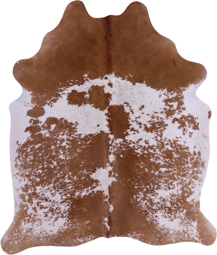 SUPER SALE Brown Salt & Pepper Natural Cowhide Rug - XX-Large 7' 4"H x 6' 3"W