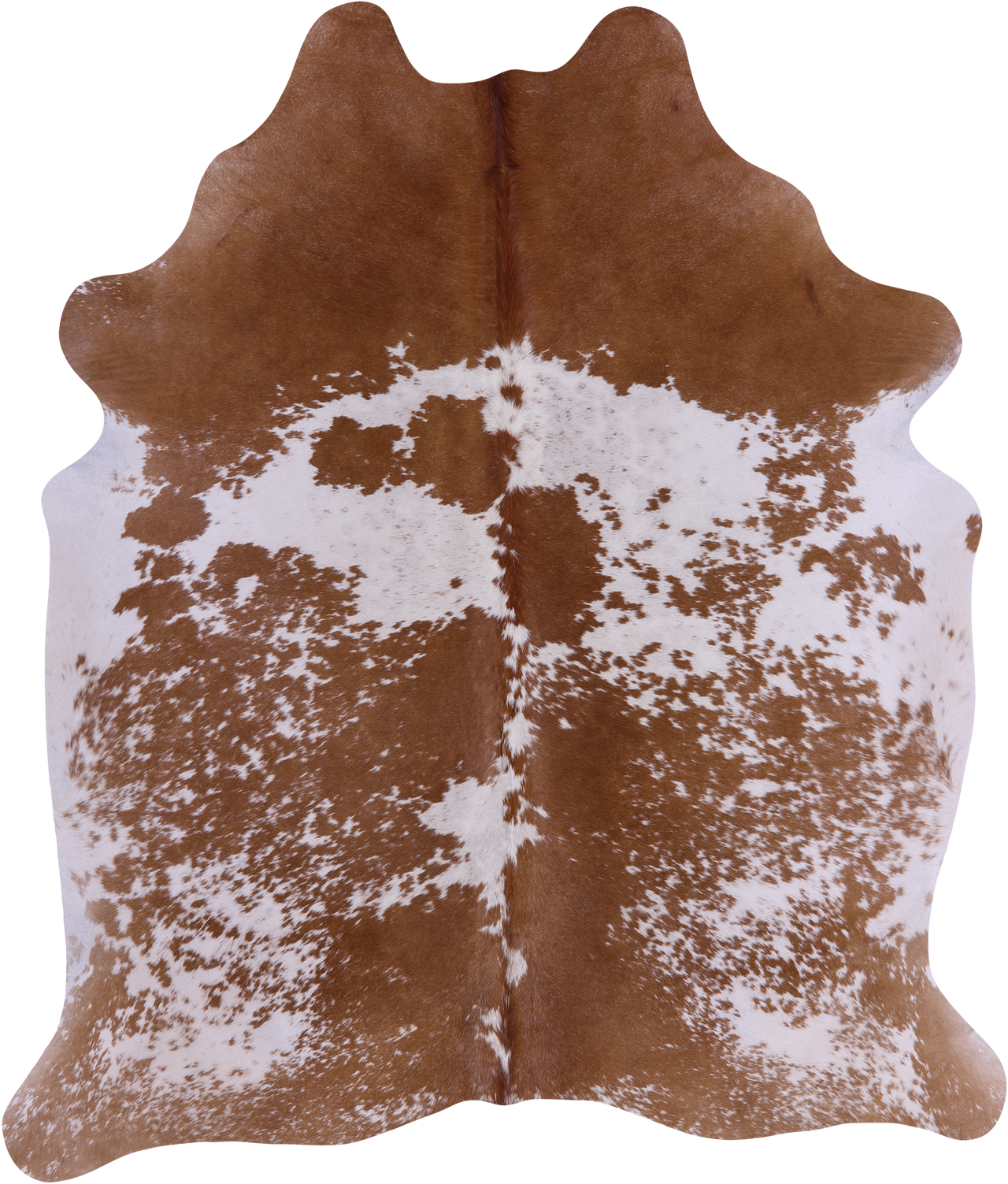 SUPER SALE Brown Salt & Pepper Natural Cowhide Rug - XX-Large 7' 4"H x 6' 3"W
