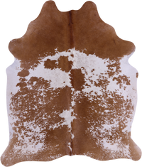 Thumbnail for SUPER SALE Brown Salt & Pepper Natural Cowhide Rug - XX-Large 7' 4