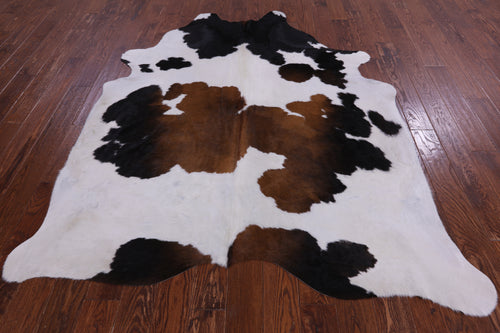 SUPER SALE Tricolor Natural Cowhide Rug - XX-Large 7' 4