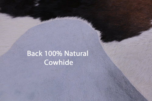 SUPER SALE Tricolor Natural Cowhide Rug - XX-Large 7' 4