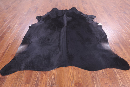 SUPER SALE Black Natural Cowhide Rug - XX-Large 7' 8