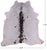 SUPER SALE Brown Salt & Pepper Natural Cowhide Rug - XX-Large 7' 4"H x 6' 8"W