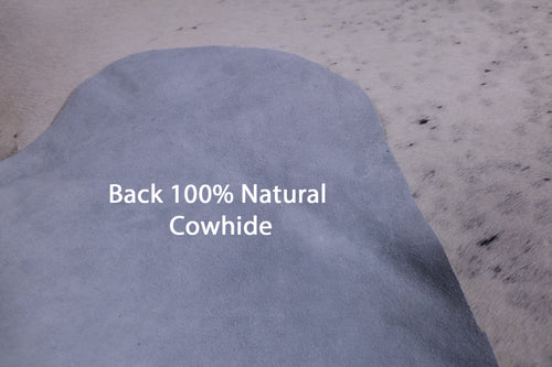 SUPER SALE Brown Salt & Pepper Natural Cowhide Rug - XX-Large 7' 4