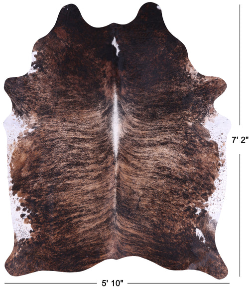SUPER SALE Light Brindle Natural Cowhide Rug - X-Large 7' 2