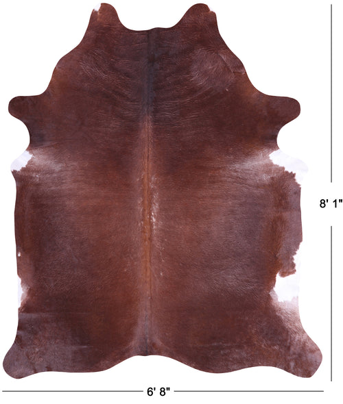 SUPER SALE Brown Natural Cowhide Rug - XX-Large 8' 1