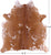 SUPER SALE Brown Salt & Pepper Natural Cowhide Rug - X-Large 7' 0"H x 6' 3"W