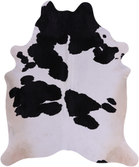 Thumbnail for SUPER SALE Black & White Natural Cowhide Rug - XX-Large 8' 9