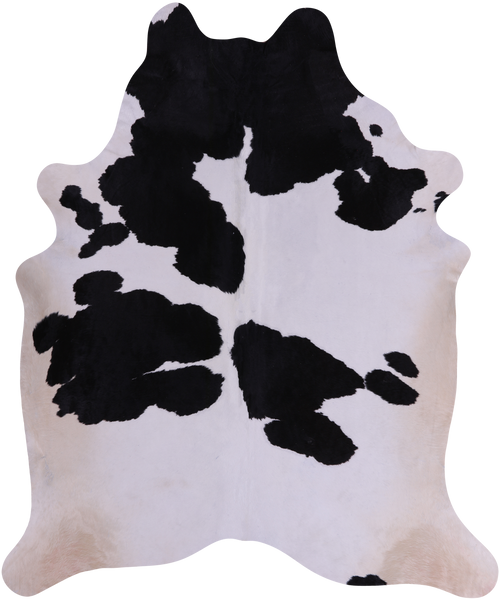 SUPER SALE Black & White Natural Cowhide Rug - XX-Large 8' 9