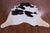 SUPER SALE Black & White Natural Cowhide Rug - XX-Large 8' 9"H x 7' 2"W