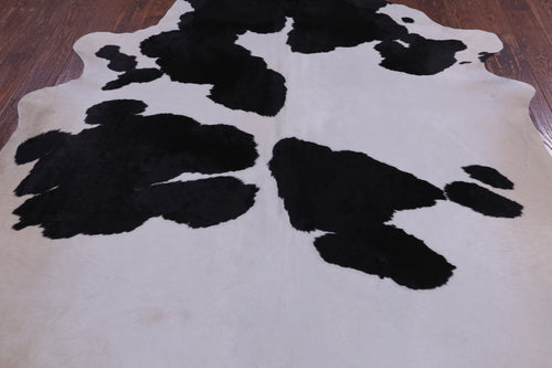 SUPER SALE Black & White Natural Cowhide Rug - XX-Large 8' 9