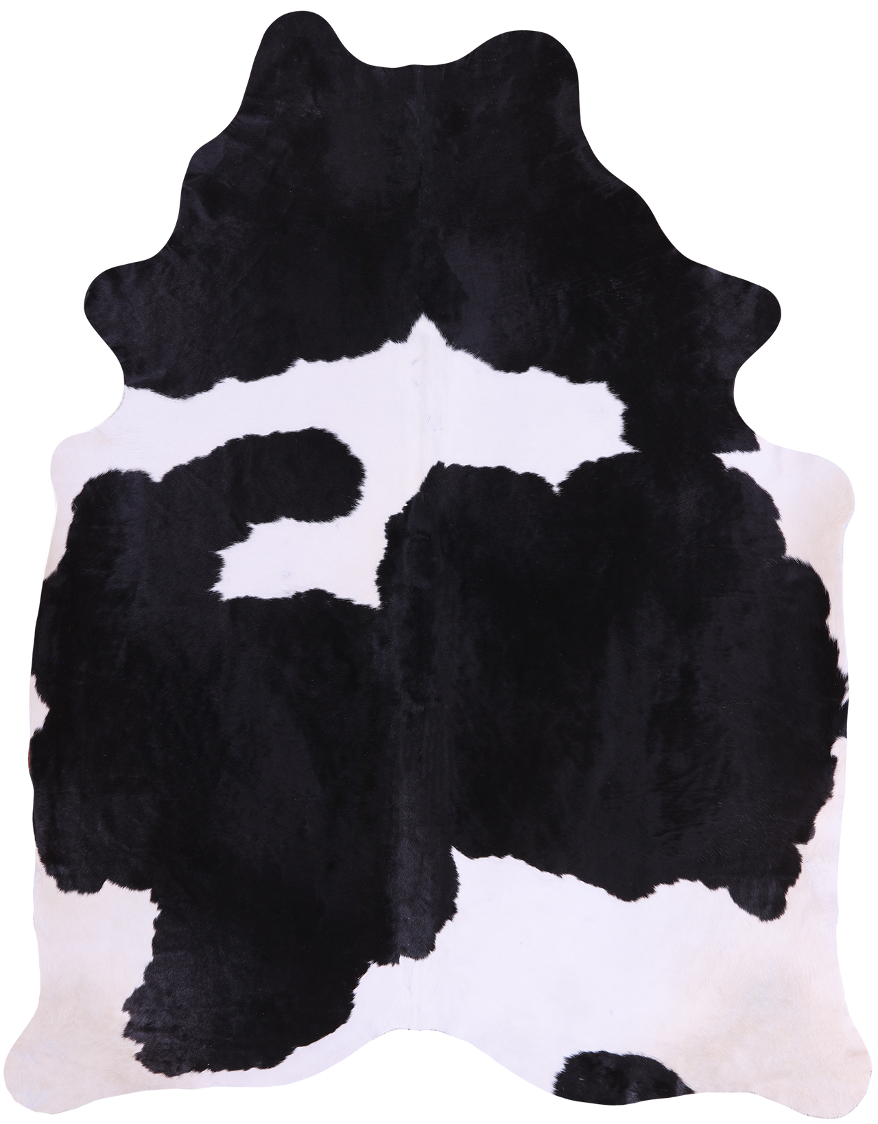 SUPER SALE Black & White Natural Cowhide Rug - XX-Large 8' 8"H x 6' 8"W