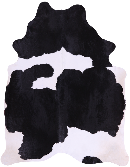 SUPER SALE Black & White Natural Cowhide Rug - XX-Large 8' 8