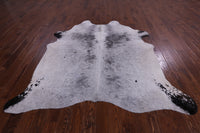 Thumbnail for SUPER SALE Black Salt & Pepper Natural Cowhide Rug - XX-Large 7' 6