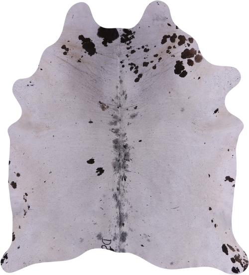 SUPER SALE Brown Salt & Pepper Natural Cowhide Rug - XX-Large 7' 10