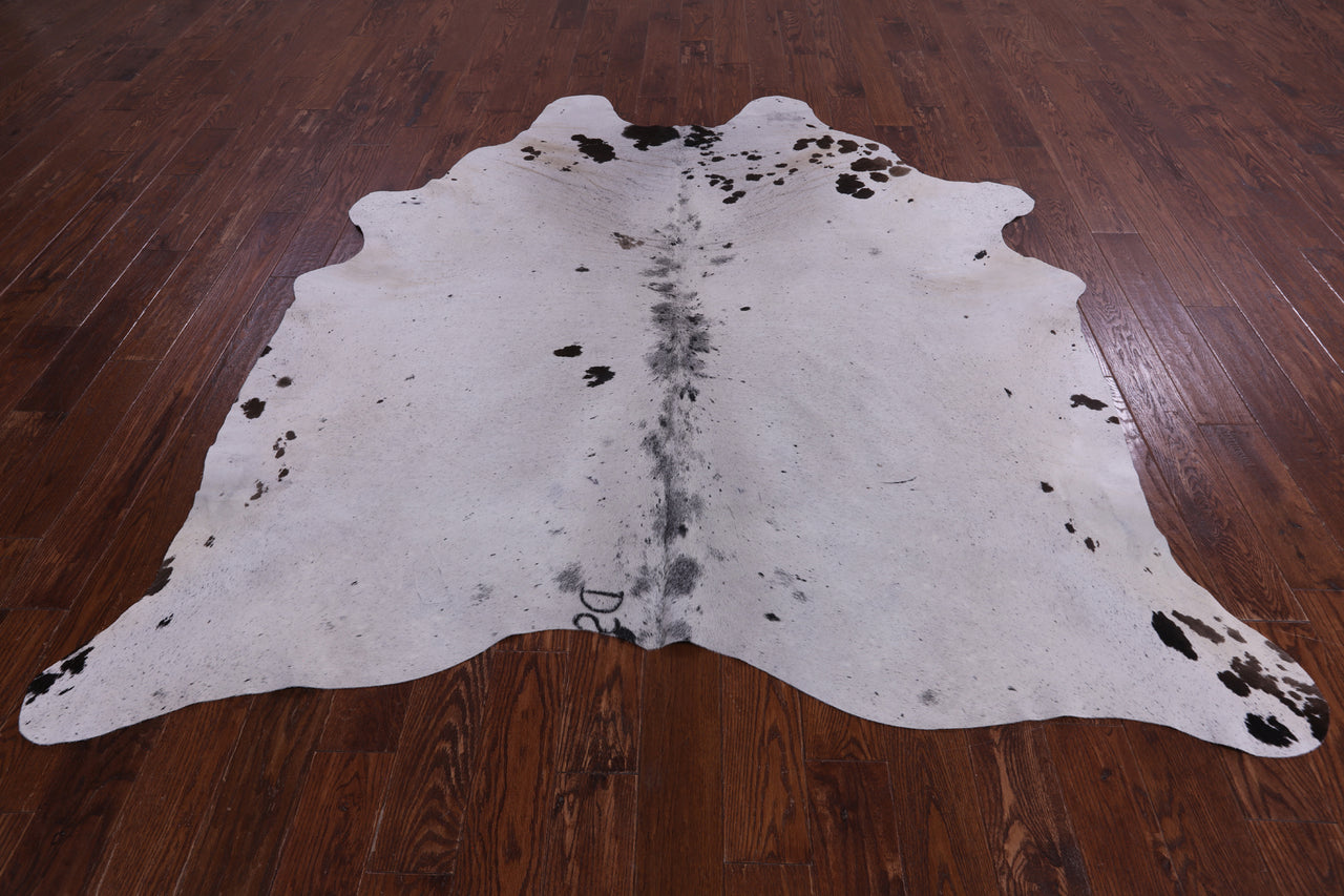 SUPER SALE Brown Salt & Pepper Natural Cowhide Rug - XX-Large 7' 10"H x 7' 0"W