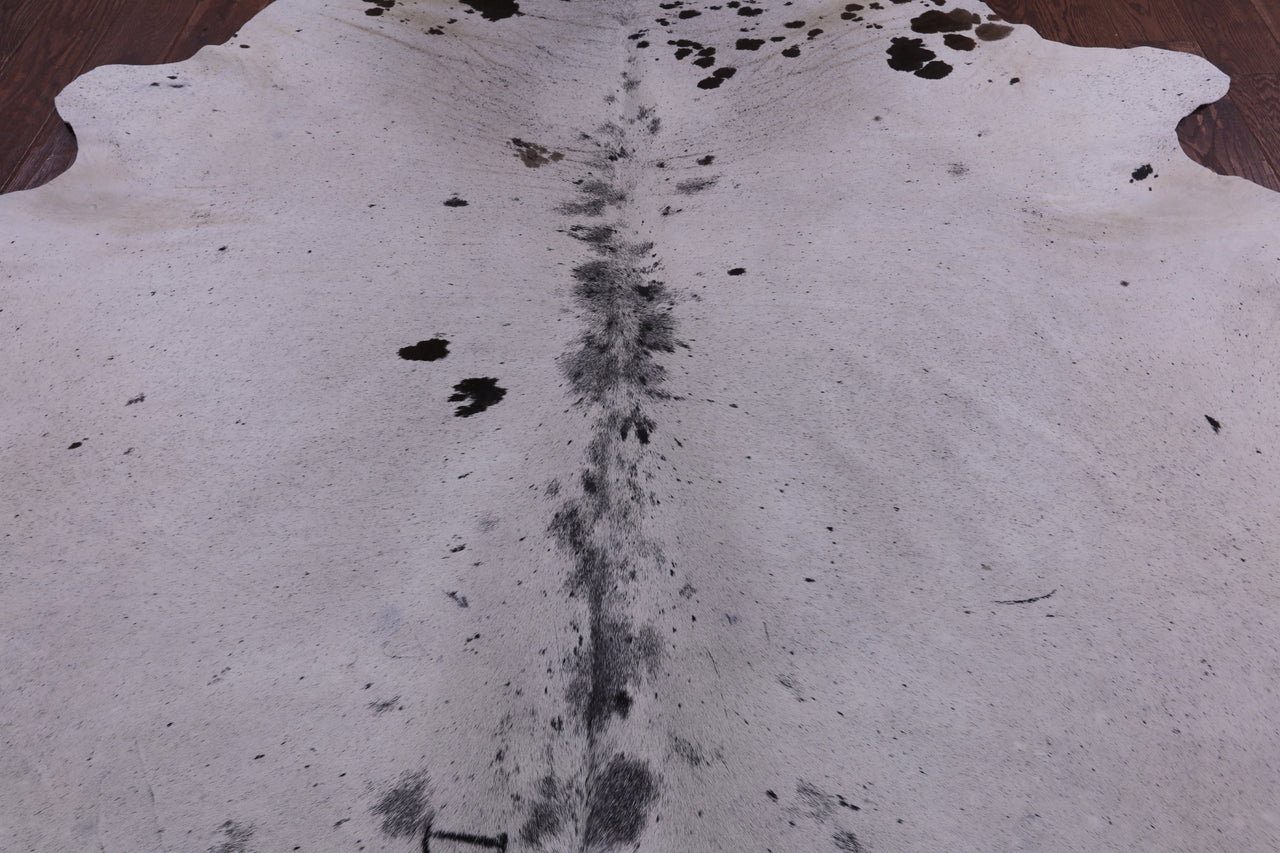 SUPER SALE Brown Salt & Pepper Natural Cowhide Rug - XX-Large 7' 10"H x 7' 0"W