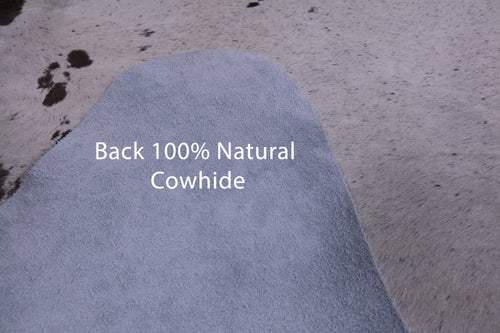 SUPER SALE Brown Salt & Pepper Natural Cowhide Rug - XX-Large 7' 10