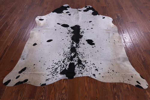 SUPER SALE Black Salt & Pepper Natural Cowhide Rug - X-Large 7' 0