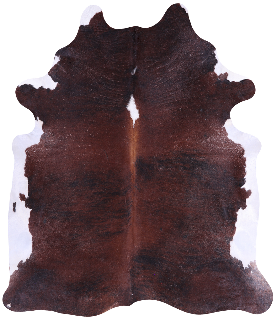 SUPER SALE Dark Brindle Natural Cowhide Rug - XX-Large 7' 8"H x 6' 6"W