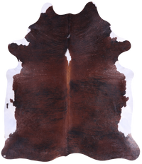 Thumbnail for SUPER SALE Dark Brindle Natural Cowhide Rug - XX-Large 7' 8