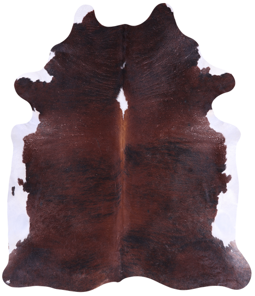 SUPER SALE Dark Brindle Natural Cowhide Rug - XX-Large 7' 8