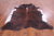 SUPER SALE Dark Brindle Natural Cowhide Rug - XX-Large 7' 8"H x 6' 6"W