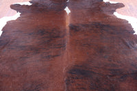 Thumbnail for SUPER SALE Dark Brindle Natural Cowhide Rug - XX-Large 7' 8