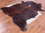 SUPER SALE Dark Brindle Natural Cowhide Rug - XX-Large 7' 8"H x 6' 6"W