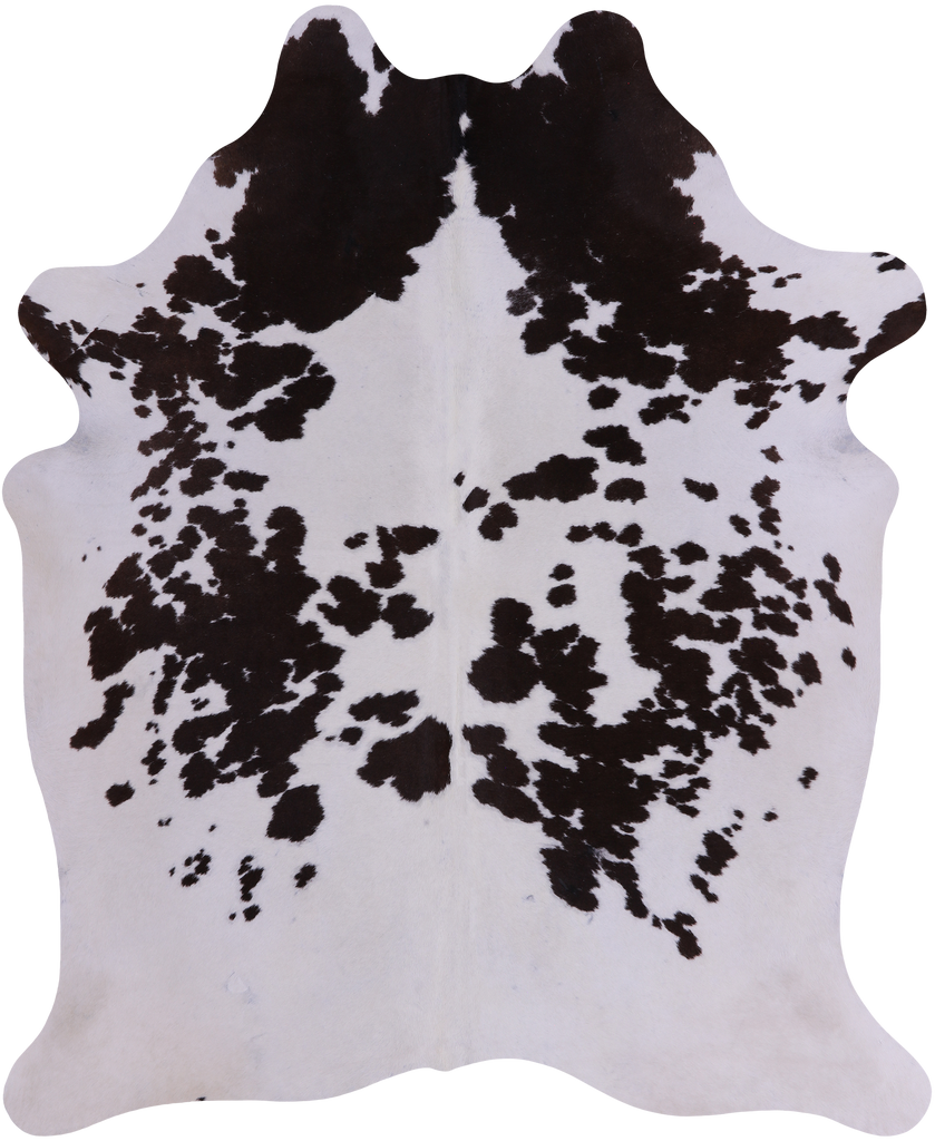 SUPER SALE Brown Salt & Pepper Natural Cowhide Rug - XX-Large 7' 6"H x 6' 0"W