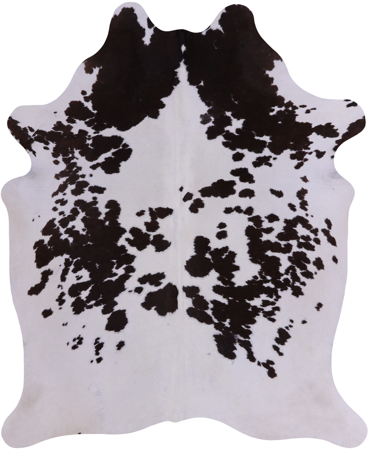 SUPER SALE Brown Salt & Pepper Natural Cowhide Rug - XX-Large 7' 6"H x 6' 0"W