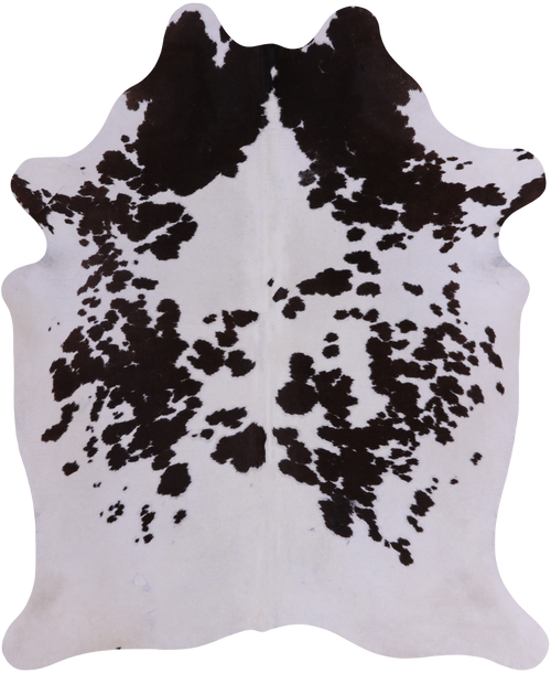 SUPER SALE Brown Salt & Pepper Natural Cowhide Rug - XX-Large 7' 6