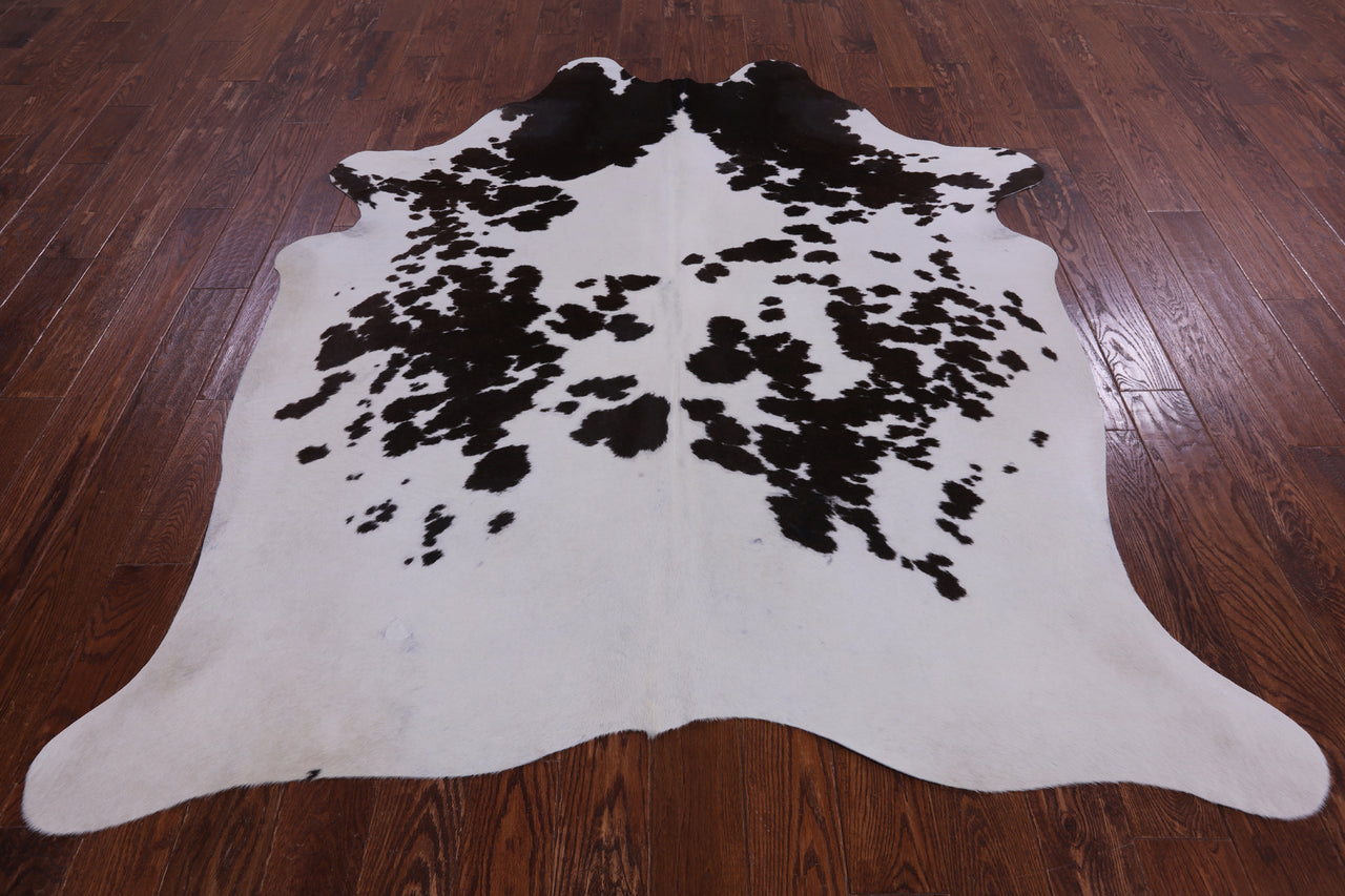 SUPER SALE Brown Salt & Pepper Natural Cowhide Rug - XX-Large 7' 6"H x 6' 0"W