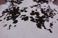 Thumbnail for SUPER SALE Brown Salt & Pepper Natural Cowhide Rug - XX-Large 7' 6