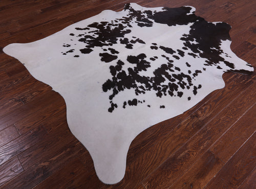 SUPER SALE Brown Salt & Pepper Natural Cowhide Rug - XX-Large 7' 6