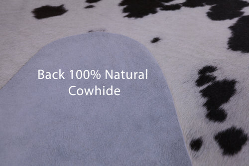 SUPER SALE Brown Salt & Pepper Natural Cowhide Rug - XX-Large 7' 6