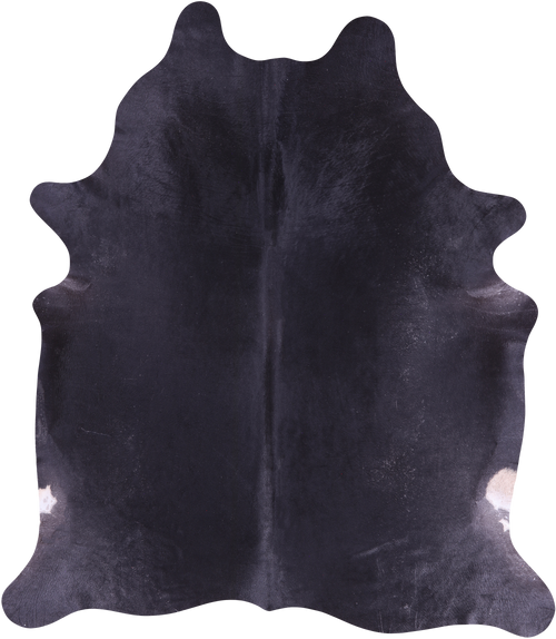 SUPER SALE Black Natural Cowhide Rug - XX-Large 7' 7
