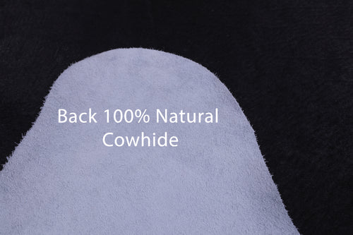 SUPER SALE Black Natural Cowhide Rug - XX-Large 7' 7