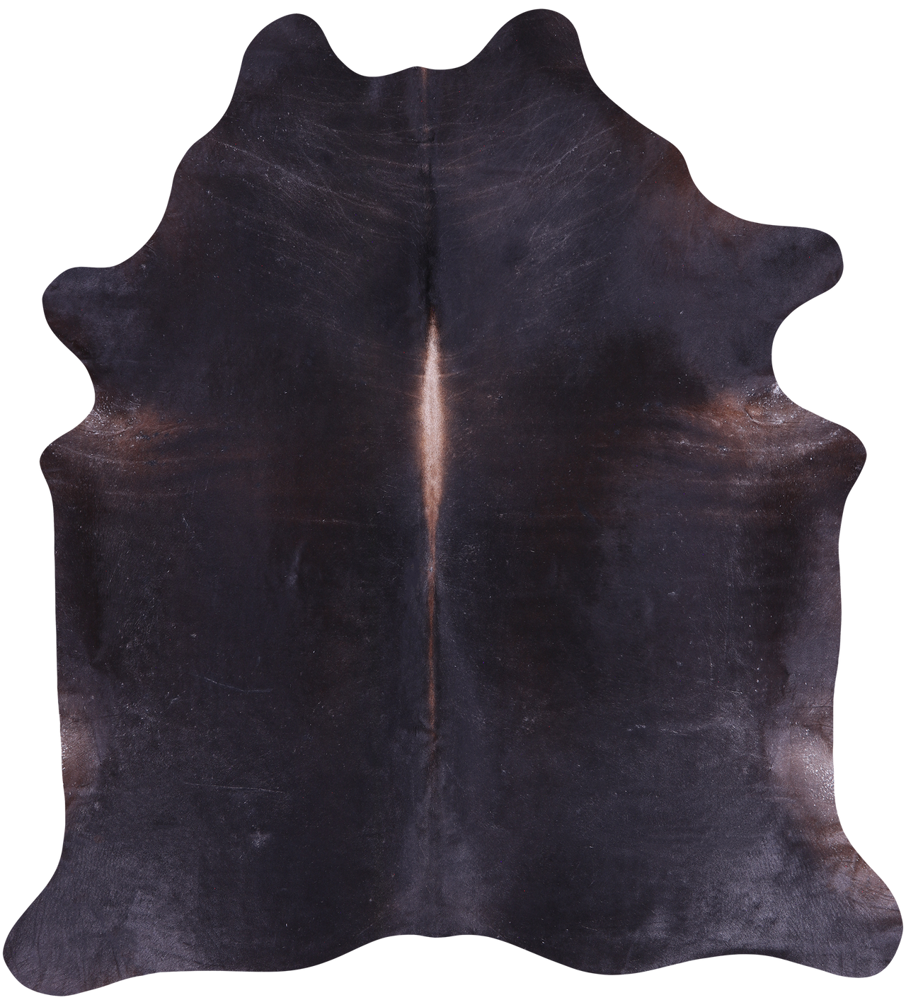SUPER SALE Dark Brown Natural Cowhide Rug - XX-Large 7' 9"H x 7' 0"W