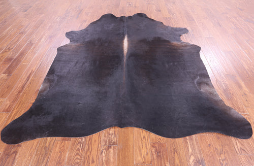 SUPER SALE Dark Brown Natural Cowhide Rug - XX-Large 7' 9