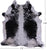 SUPER SALE Black Salt & Pepper Natural Cowhide Rug - XX-Large 7' 8"H x 7' 2"W