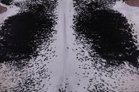 Thumbnail for SUPER SALE Black Salt & Pepper Natural Cowhide Rug - XX-Large 7' 8