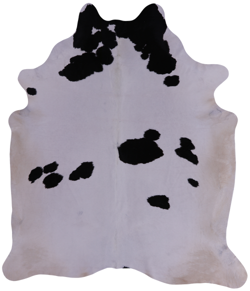 SUPER SALE Black & White Natural Cowhide Rug - XX-Large 8' 4
